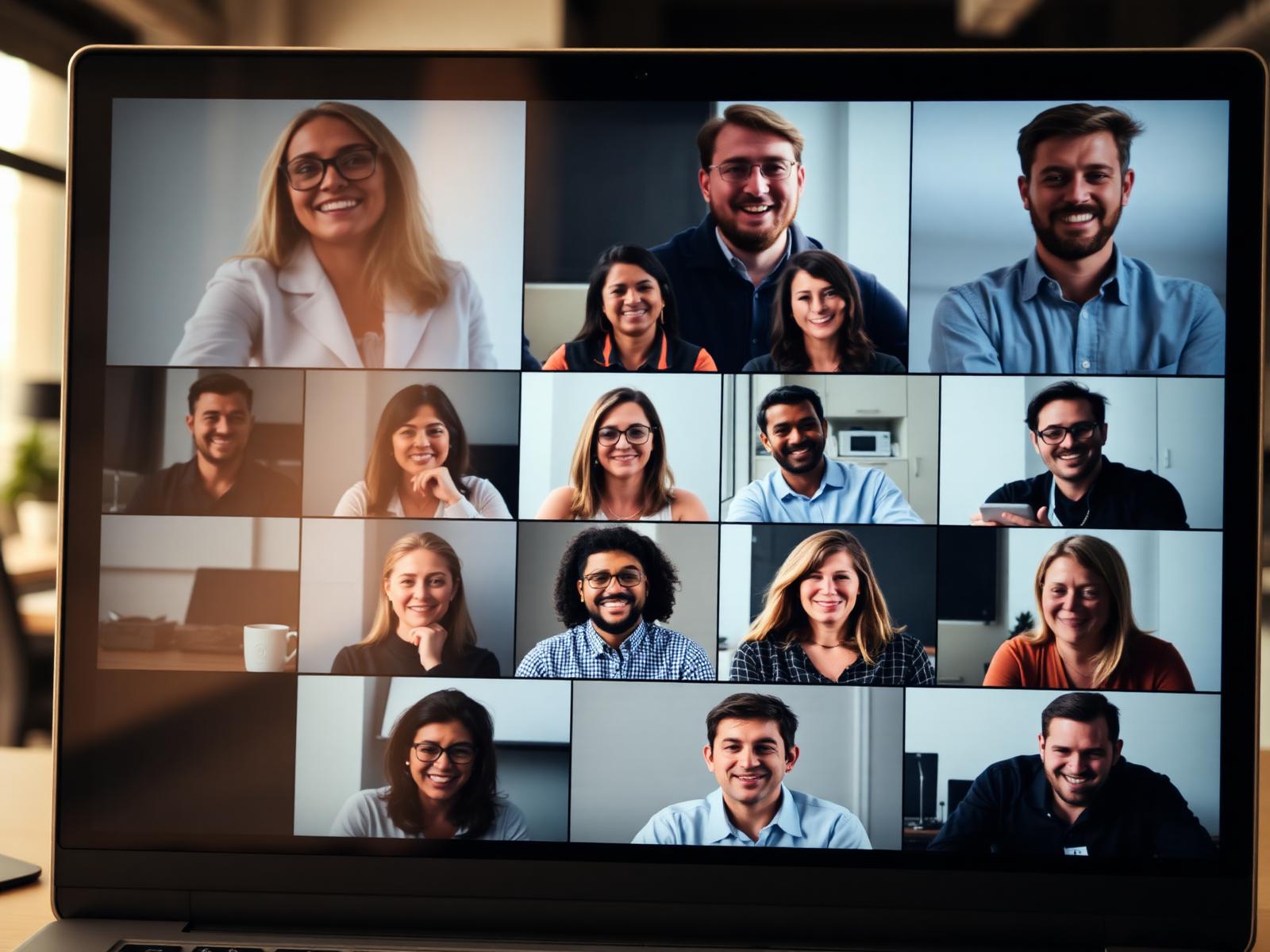 Members on a weekly live coaching call